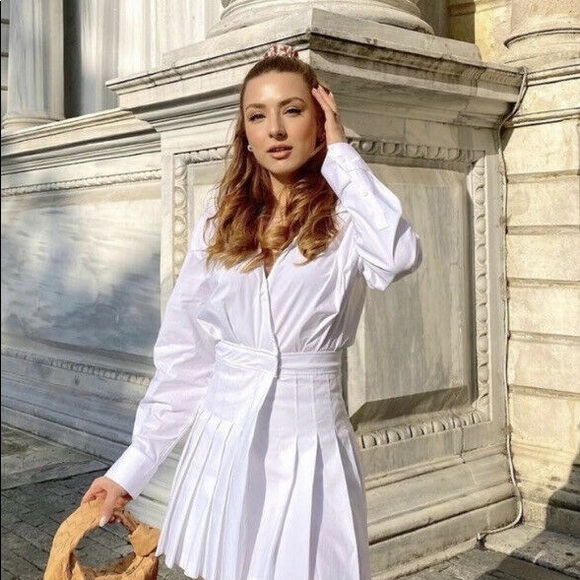 ZARA STRETCH POPLIN JUMPSUIT DRESS 3067/109 - Picture 6 of 7